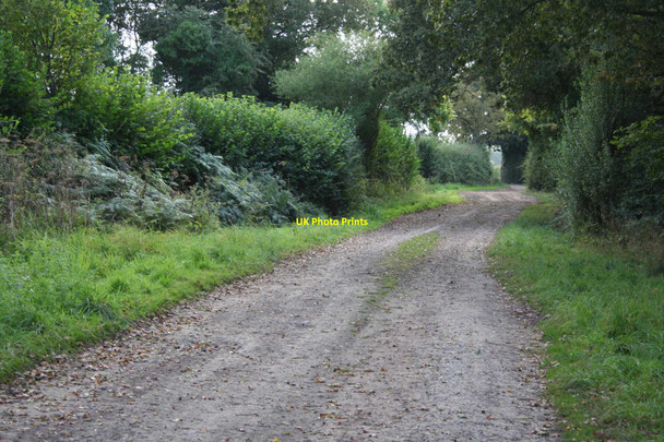 Photo 6"x4" Bridleway west of Checkley Wood Farm Checkley Green c2009