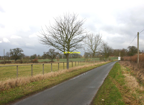 Photo 6"x4" View North along the lane from Offchurch to Hunningham Offchurch c2010