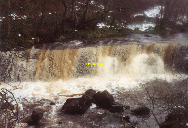 Photo 6"x4" Waterfall on the River East Allen Sinderhope c1991 P1