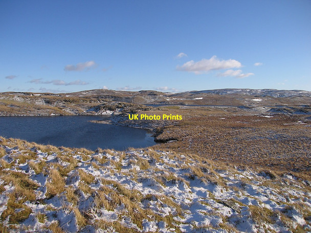 Photo 6"x4" Llyn Pond Gwaith from Pen y Bryn Ffair-Rhos c2010