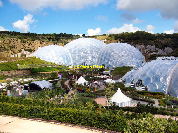 Photo 6"x4" Eden Project; gardens and Humid Tropical Biome St Austell c2004