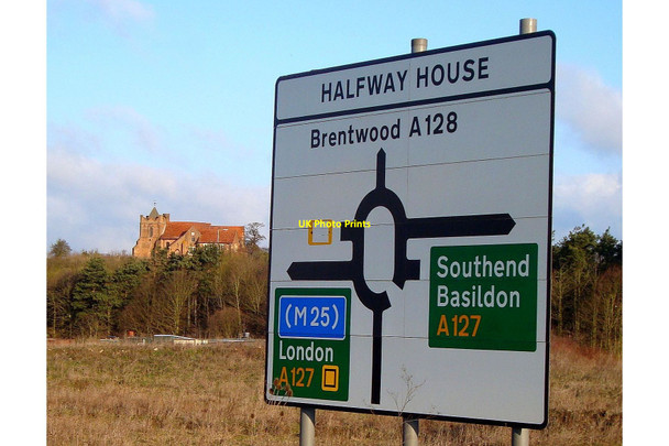 Photo 6"x4" All Saints from the A128 East Horndon c2010