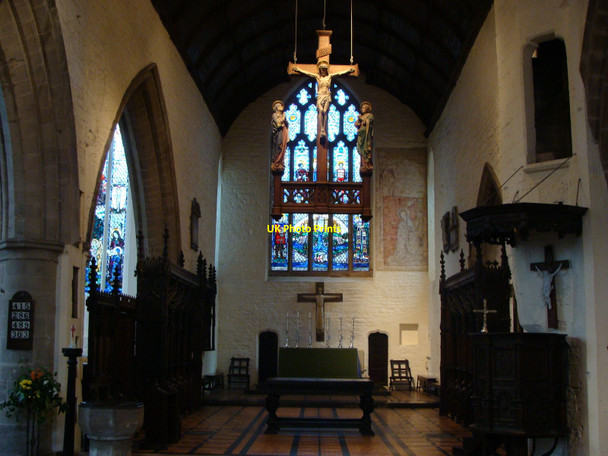 Photo 6"x4" All Saints' church, Hereford - interior Hereford c2010