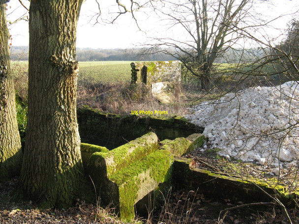 Photo 6"x4" Ruins of Old Barn near Lashmar Wood Wivelsfield Green c2010