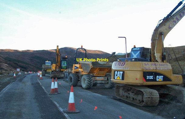 Photo 6"x4" Roadworks near Sconser Sconser c2010