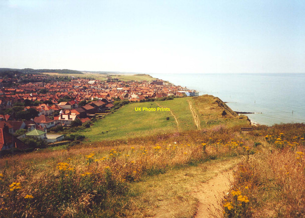 Photo 6"x4" View West from Beeston Bump Sheringham c2002