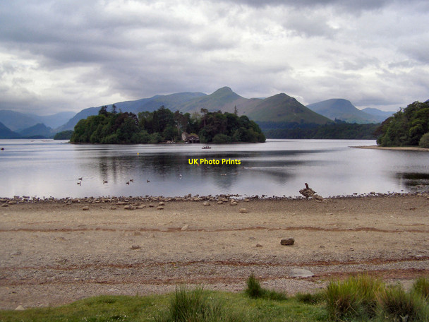 Photo 6"x4" Derwent and Derwent Isle from Crow Park Keswick\/NY2623 c2008