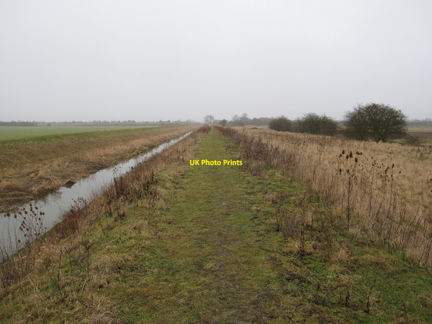 Photo 6"x4" Footpath along Cottenham Lode Cottenham c2010