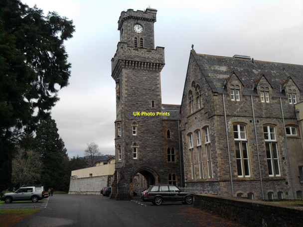 Photo 6"x4" Clock tower  at Fort Augustus Abbey Fort Augustus c2010