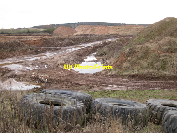 Photo 6"x4" Bubbenhall Quarry looking southwest Bubbenhall c2010