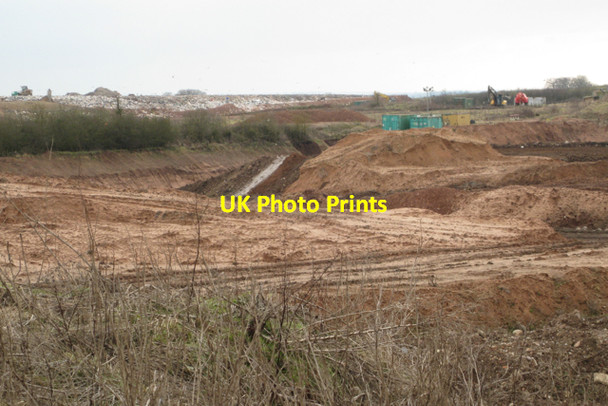 Photo 6"x4" Bubbenhall Quarry, looking south Bubbenhall c2010