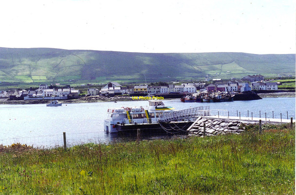 Photo 6"x4" Portmagee on the Kerry Ring viewed from Valencia Island Portmagee c1993