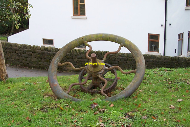 Photo 6"x4" Flywheel, Low Matlock, Loxley Valley, Sheffield Loxley\/SK3089 c2008