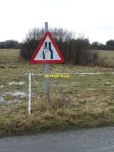 Photo 6"x4" Road Sign Long Green\/TM0777 c2010