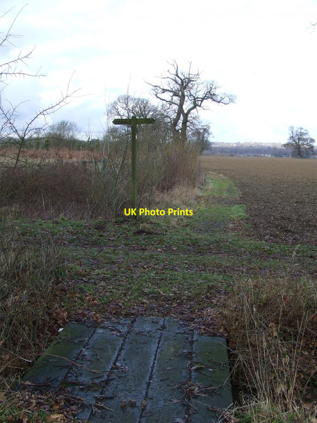 Photo 6"x4" Five Sleeper Bridge Redgrave c2010