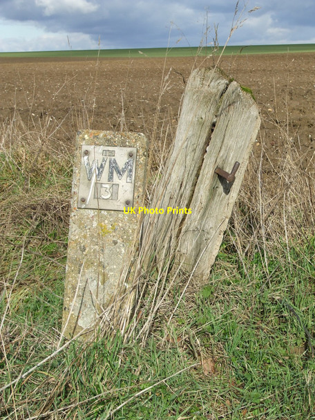 Photo 6"x4" Water Main Marker Magpie Green c2010