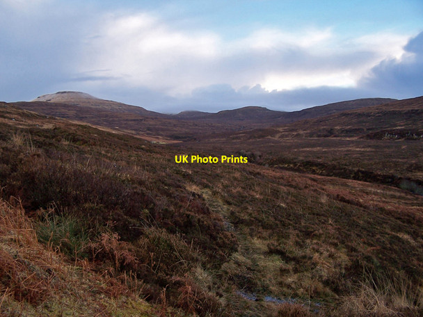 Photo 6"x4" Moorland at the head of Glendale Fasach c2010