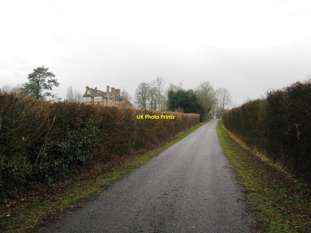 Photo 6"x4" Lane from Hill House descending towards Slinfold Park Street\/TQ1131 c2010