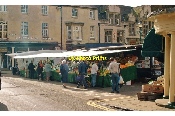 Photo 6"x4" Uppingham: Market Place Uppingham c2002