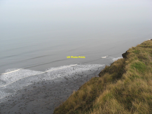 Photo 6"x4" Saltburn Scar looking down from the Cleveland Way Saltburn-By-The-Sea c2010