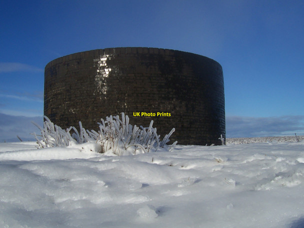Photo 6"x4" Totley Tunnel air shaft Nether Padley c2010