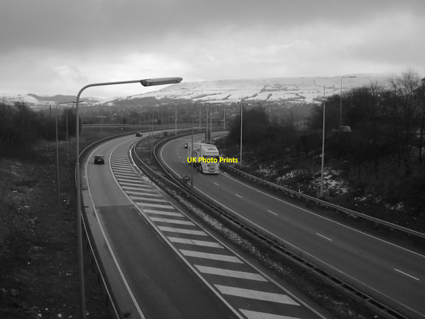 Photo 6"x4" A56 Haslingden Bypass South Bound Haslingden c2010