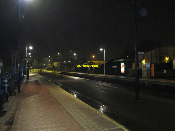Photo 6"x4" Early morning at Broadway Metrolink Station Salford\/SJ8098 c2010