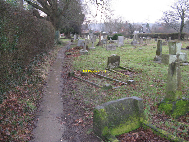 Photo 6"x4" Graveyard at the Church of St Peter Slinfold Park Street\/TQ1131 c2010