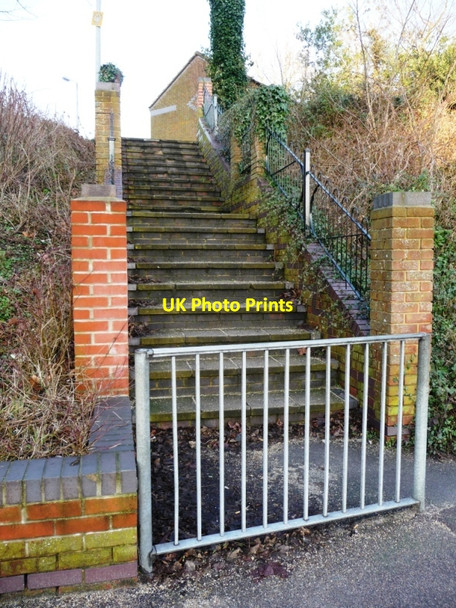 Photo 6"x4" Steps up to Mandela Way, from Commercial Street Southampton c2010