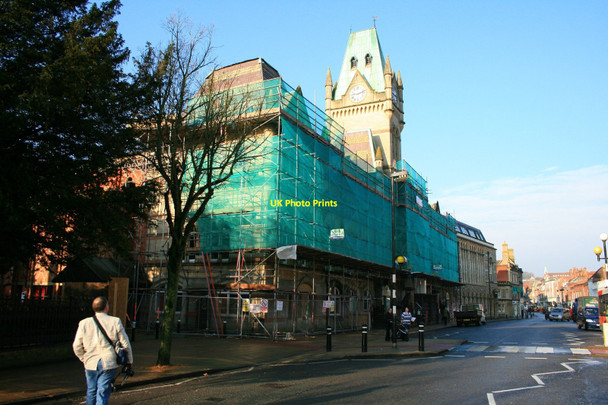 Photo 6"x4" The Guildhall under wraps Winchester c2010
