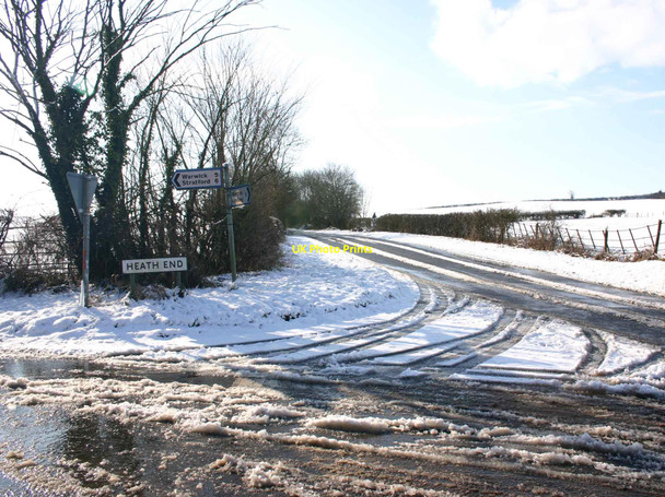 Photo 6"x4" Junction of Snitterfield Lane at Heath End Heath End\/SP2360 c2010