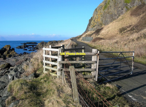 Photo 6"x4" The Old Road Round Bennane Head Park End\/NX0883 c2010