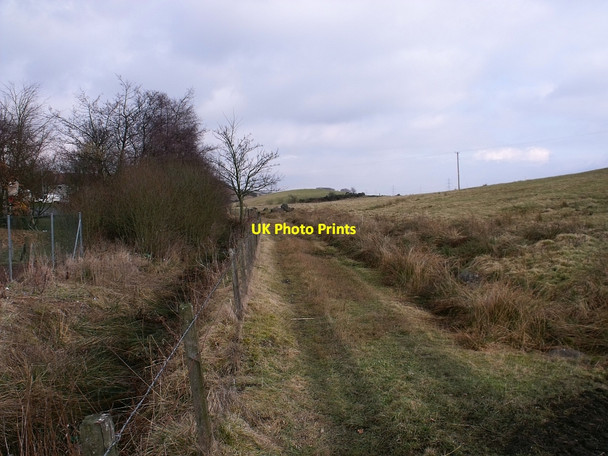 Photo 6"x4" Track beside the ditch Banton\/NS7579 c2010