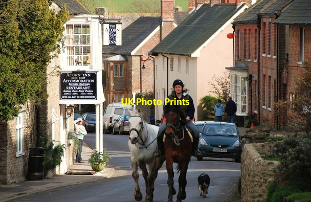 Photo 6"x4" Evershot: Street Scene Evershot c2007