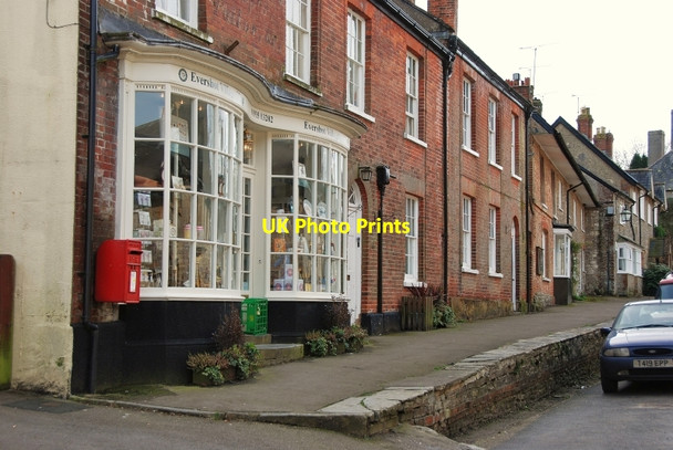 Photo 6"x4" Evershot: Post Office and Cottages Evershot c2007