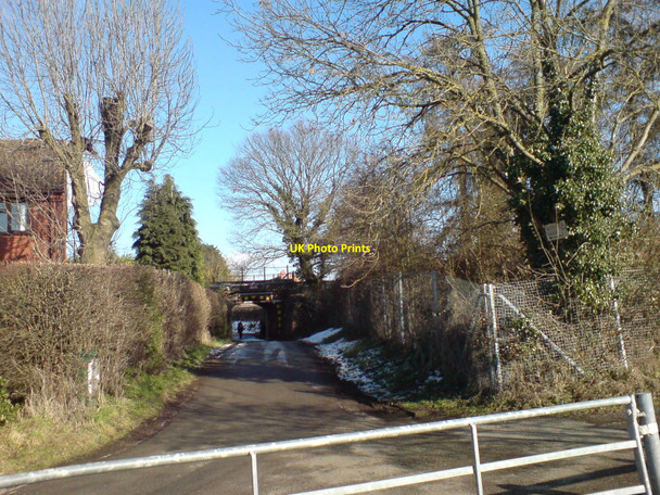 Photo 6"x4" Passage under the railway Worcester c2010