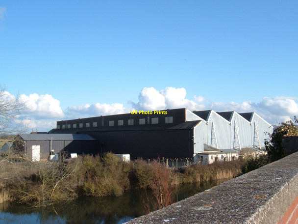 Photo 6"x4" Old aircraft hangar Weston-super-Mare c2010