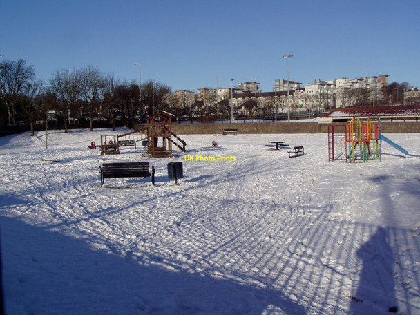 Photo 6"x4" Playground in Rubislaw playing fields Aberdeen\/NJ9206 c2010