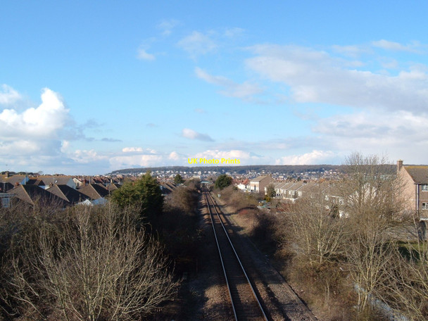 Photo 6"x4" Single Line Railway in Weston Super Mare Weston-super-Mare c2010