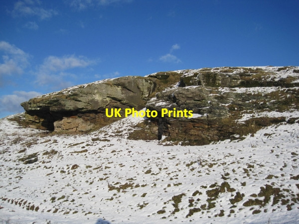 Photo 6"x4" Hetherington Crag Stonehaugh c2010 P1