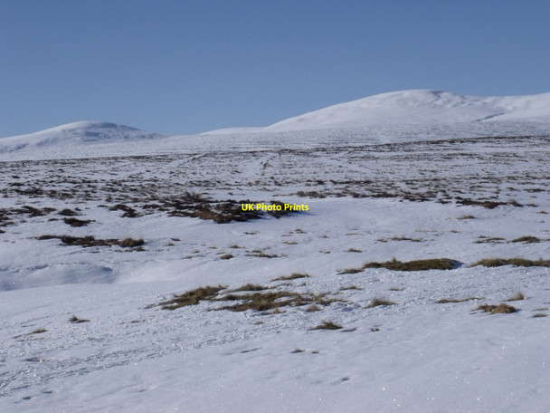 Photo 6"x4" Moorland drainage between Allt Geallaidh and Sronphadruig Lodge Carn Liath\/NN7374 c2010