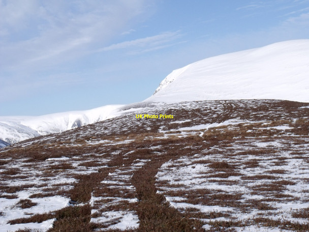 Photo 6"x4" Quad tracks to summit of Meall na Spianaig Meall na Spianaig c2010