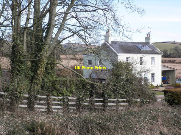 Photo 6"x4" House, overlooking the railway line, near Ellerhayes Ellerhayes c2010