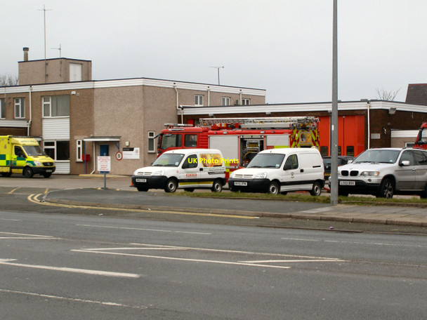 Photo 6"x4" Fire & Ambulance Station Llandudno c2010