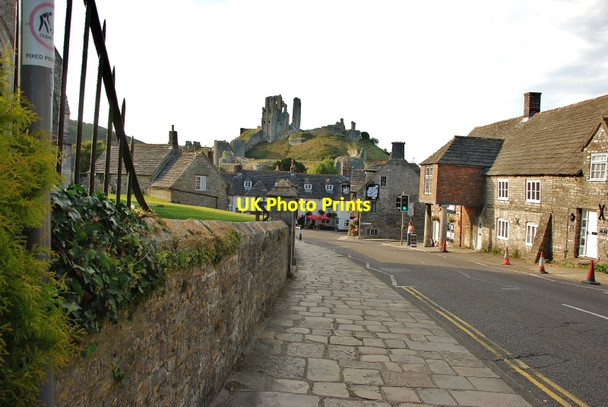 Photo 6"x4" Corfe Village Corfe Castle c2009