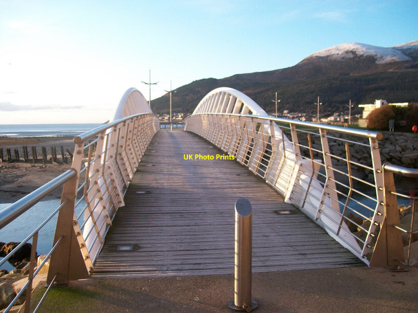 Photo 6"x4" Footbridge across the Shimna Estuary Newcastle\/J3732 c2010