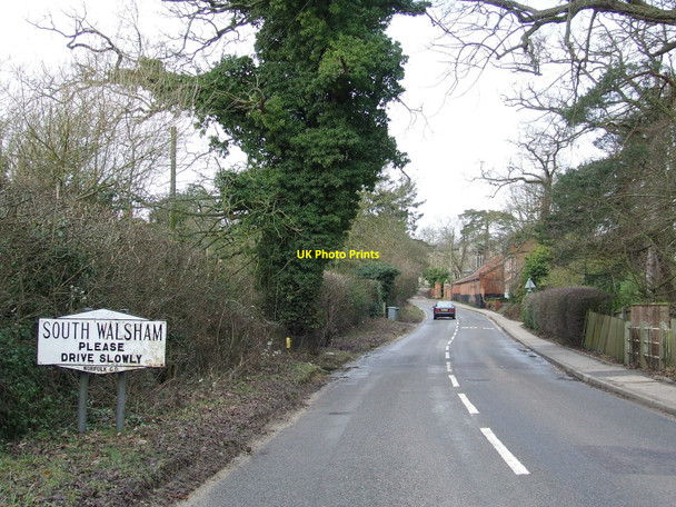 Photo 6"x4" Pre-Worboys Sign South Walsham c2010