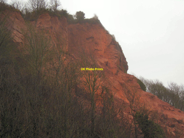 Photo 6"x4" Oddicombe - Rock fall Torquay c2010