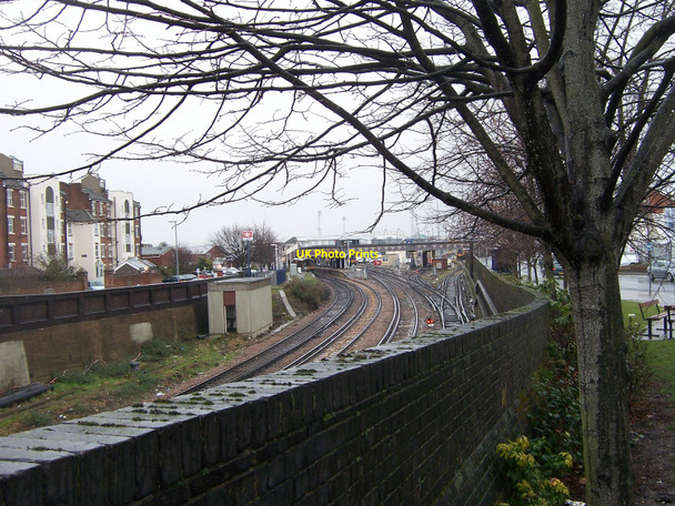 Photo 6"x4" Fratton Station from Fratton Bridge-Portsmouth Portsmouth\/SU6501 c2010