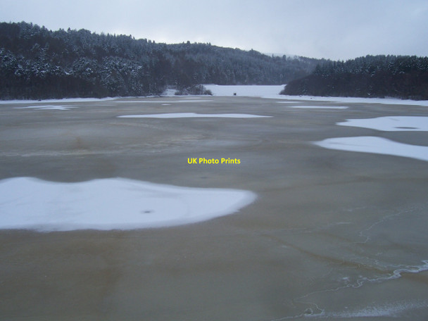 Photo 6"x4" Rivelin Lower Reservoir in winter Lodge Moor\/SK2885 c2010